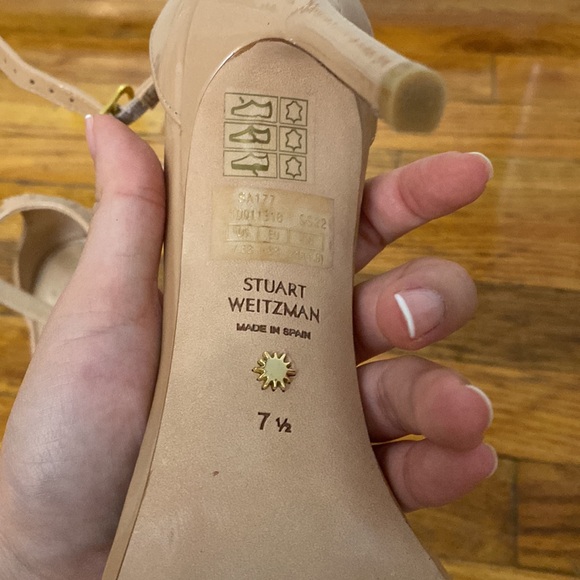 Stuart Weitzman Nudistcurve Strap Heels